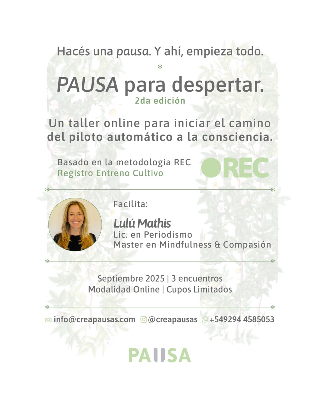 PAUSA para Despertar -2da edición